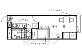 京都府相楽郡精華町下狛林前（賃貸アパート1K・2階・22.35㎡） その2