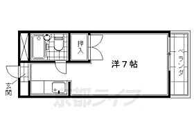 ロイヤルハイツ八洲II 407 ｜ 京都府京都市伏見区深草谷口町（賃貸マンション1K・4階・18.00㎡） その2