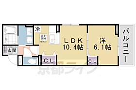 京都府京都市伏見区醍醐槇ノ内町（賃貸アパート1LDK・1階・40.35㎡） その2