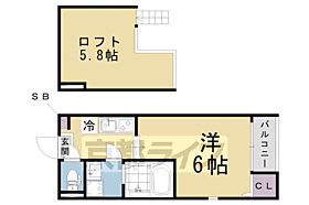 京都府京都市伏見区醍醐東合場町（賃貸アパート1K・1階・20.01㎡） その2