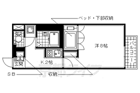 レオネクストパストラルヴィラ 105 ｜ 京都府八幡市下奈良出垣内（賃貸アパート1K・1階・26.08㎡） その2