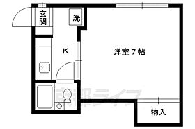 みつまるマンション 206 ｜ 京都府京都市伏見区深草直違橋南1丁目（賃貸マンション1K・2階・17.29㎡） その2