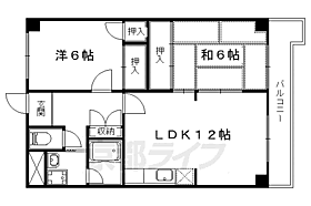 京都府京都市山科区椥辻西浦町（賃貸マンション2LDK・3階・58.59㎡） その2