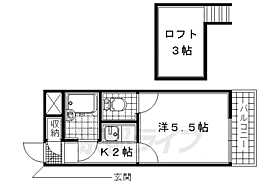 ヨーロピアン3番館 107 ｜ 京都府八幡市八幡馬場（賃貸アパート1K・1階・21.66㎡） その2