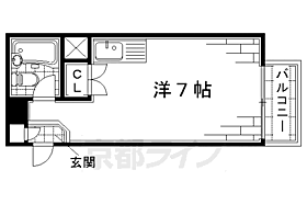 ラマプリーヌ桂 20A ｜ 京都府京都市伏見区深草西浦町7丁目（賃貸マンション1R・2階・17.07㎡） その2