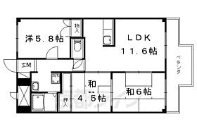 京都府京都市山科区椥辻封シ川町（賃貸マンション3LDK・4階・59.16㎡） その2