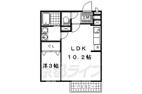 京都府京都市山科区勧修寺東堂田町（賃貸アパート1LDK・1階・32.18㎡） その2