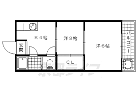 京都府京都市山科区東野中井ノ上町（賃貸マンション2K・2階・26.50㎡） その2