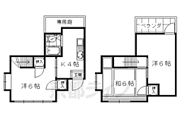 エクシードカミリア 1階3Kの間取り