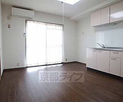 京阪京津線 四宮駅 徒歩4分の賃貸マンション 1階2LDKのリビング/ダイニング