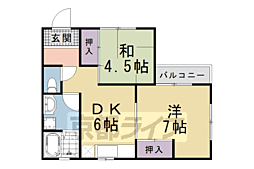 間取図画像 2DK