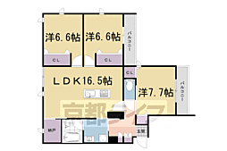 Star Zero 3LDKの間取図画像