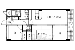 モイセス桜木 3LDKの間取図画像