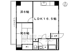 東和ハイツ本館 2LDKの間取図画像