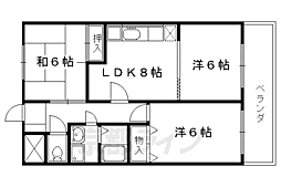 ソレイユM.H.N 3LDKの間取図画像