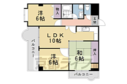 嵯峨西和 3LDKの間取図画像