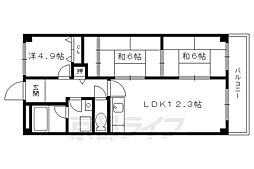 セブンマンション 3LDKの間取図画像