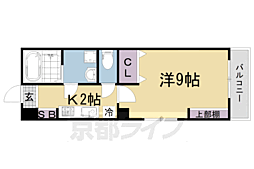 maisonMarron 1Kの間取図画像