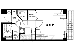 ルーミネス三番館 1Kの間取図画像