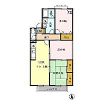 ファミール本郷  ｜ 宮崎県宮崎市大字本郷北方（賃貸アパート3LDK・2階・65.24㎡） その2