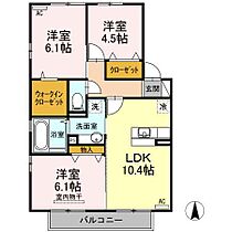 アルシオネ  ｜ 宮崎県宮崎市稗原町（賃貸アパート3LDK・2階・64.17㎡） その2