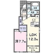 アメニティ本郷　Ｂ棟 101 ｜ 宮崎県宮崎市大字本郷北方（賃貸アパート1LDK・1階・50.14㎡） その2