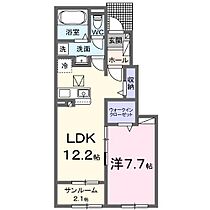 アメニティ本郷　A棟 104 ｜ 宮崎県宮崎市大字本郷北方（賃貸アパート1LDK・1階・50.14㎡） その2