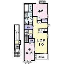 サニー　2  ｜ 宮崎県都城市年見町（賃貸アパート2LDK・2階・58.23㎡） その2