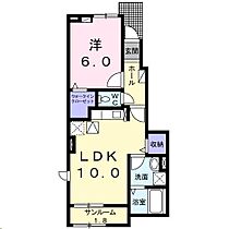 ケースリーI  ｜ 宮崎県宮崎市清武町加納乙（賃貸アパート1LDK・1階・44.02㎡） その2