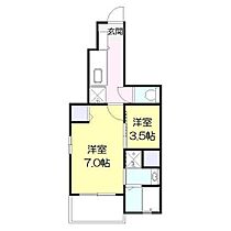 エテルノ宮　A棟  ｜ 宮崎県宮崎市大字恒久（賃貸アパート1K・1階・31.65㎡） その2