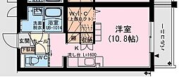 Sierra (シエラ) ワンルームの間取図画像