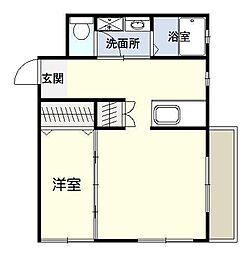 MT恒久ビル 1LDKの間取図画像