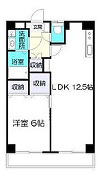 SKBLD 1LDKの間取図画像