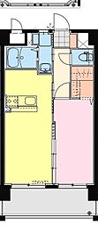 SkyDesign2 1LDKの間取図画像