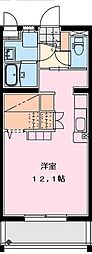ヒカオプリンセスマンション ワンルームの間取図画像