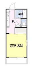 エン・カレム1 1Kの間取図画像