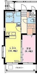 SkyDesign 1LDKの間取図画像