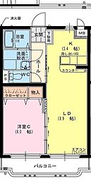 グラートマンション 1LDKの間取図画像