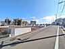 外観：接道状況および現場風景　【八王子市石川町】