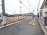 外観：接道状況および現場風景　【東村山市栄町3丁目】