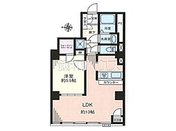 ヴレッタ菊 1LDKの間取図画像