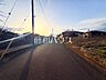 外観：接道状況および現場風景　【日野市三沢】
