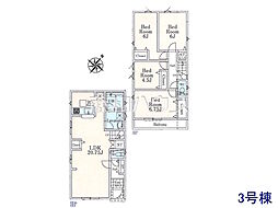 清瀬市下宿2丁目 全4棟 新築分譲住宅 3号棟