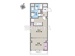 豊玉第2コーポラス 1LDKの間取図画像