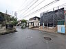 外観：接道状況および現場風景　【朝霞市岡3丁目】