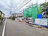 外観：接道状況および現場風景　【清瀬市竹丘3丁目】