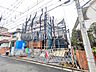 外観：接道状況および現場風景　【調布市佐須町3丁目】