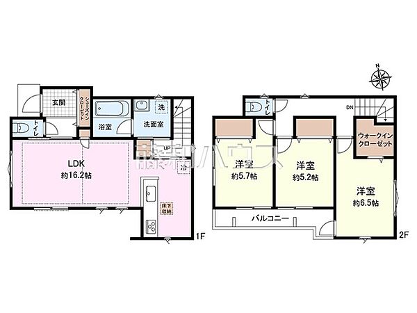 間取りを拡大表示