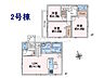 間取り：2号棟　間取図　【東久留米市前沢4丁目】