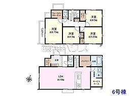 清瀬市旭が丘3丁目 全8棟 新築分譲住宅 6号棟